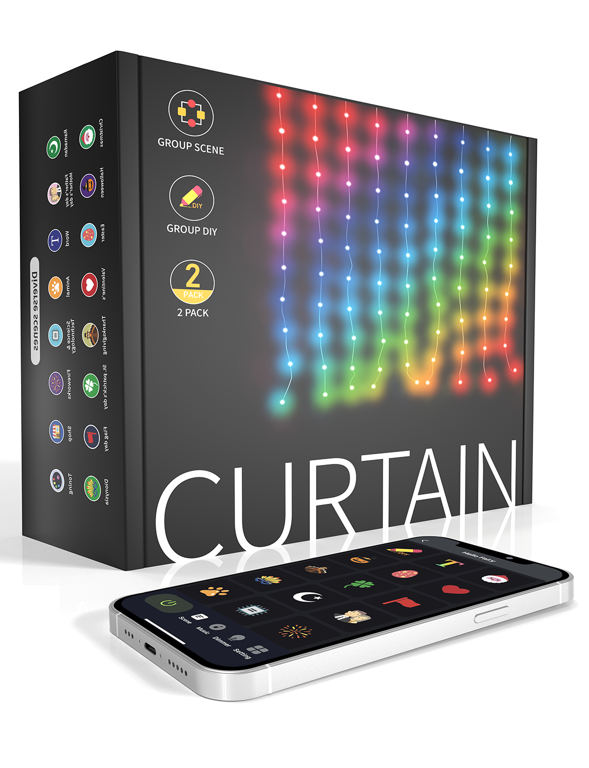 Curtain Lights 400LED *2