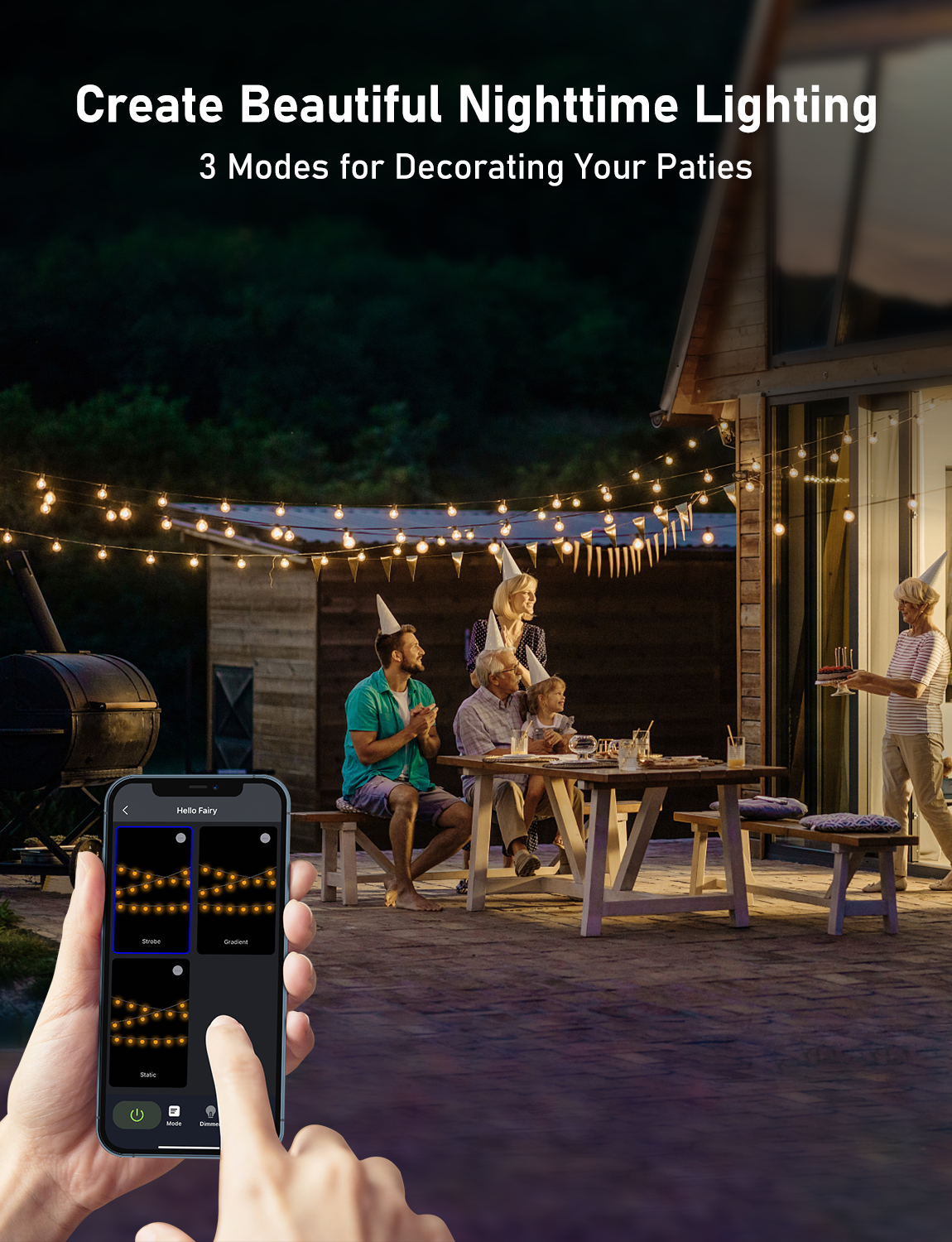 G40 Outdoor String Lights 15M