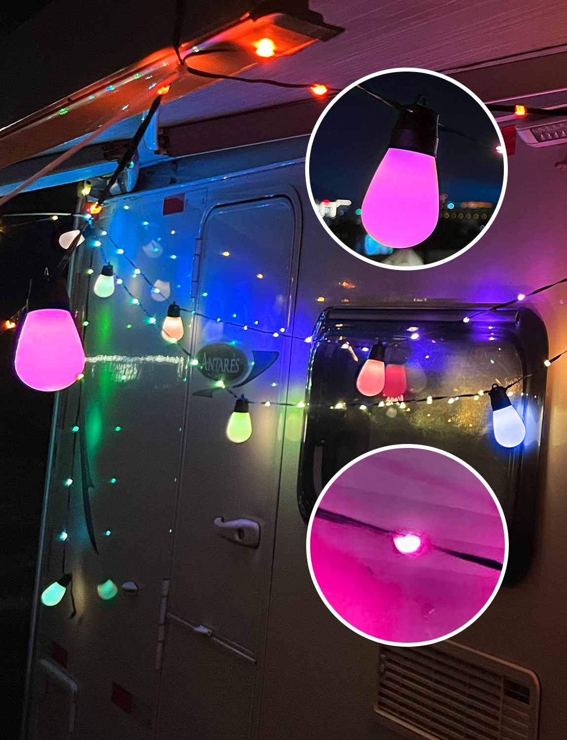 S14 Outdoor String Lights (Fog Bulbs)