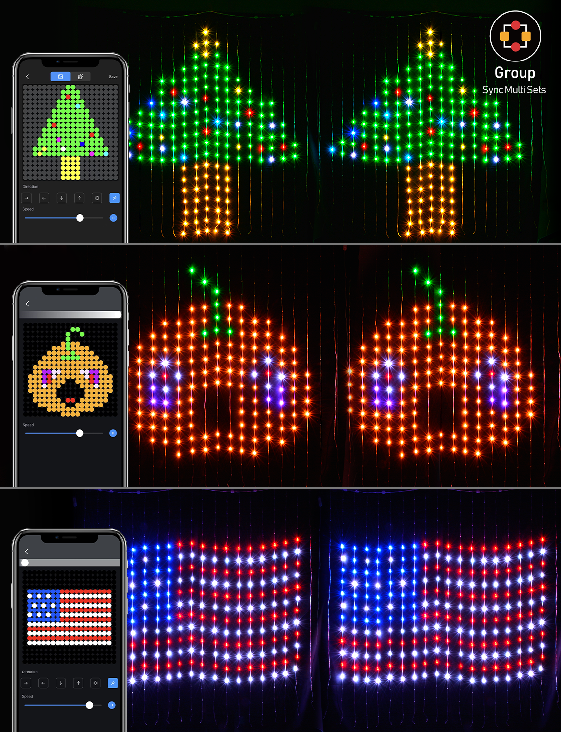Curtain Lights 400LED *2
