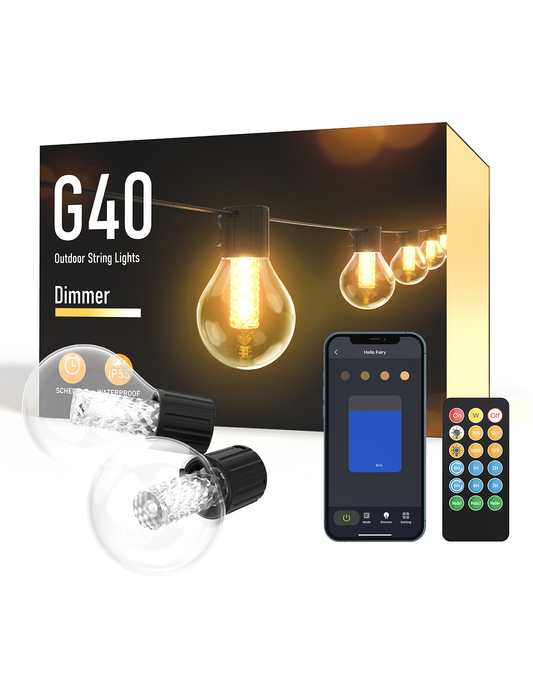 G40 Outdoor String Lights 7.5M